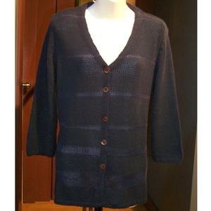 Navy Hemmond Cardigan